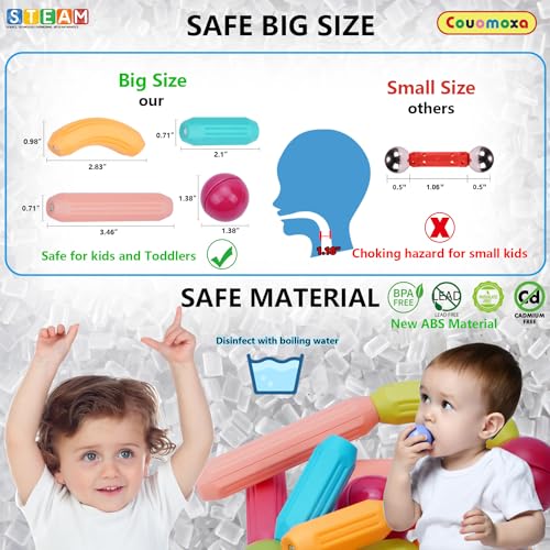 Magnetic Toy Montessori for Kids (132 Count)