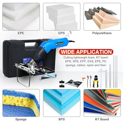 Electric Hot Knife Foam Cutter Tool Kit Air Cooled