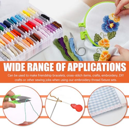 157Pcs Embroidery Floss Organizer Kit (157 Count)