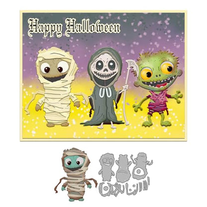 Halloween Clear Silicone stampReusable Stamp with Pumpkins