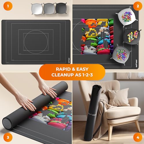 Jigsaw Puzzle Mat Roll Up