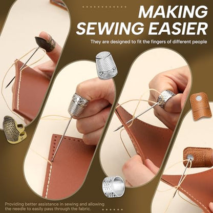 Thimbles for Hand Sewing (8 Count)