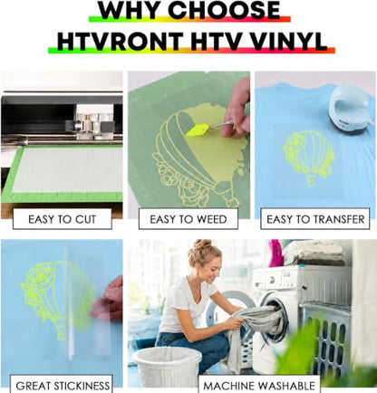 Heat Transfer Vinyl Neon Orange HTV Rolls