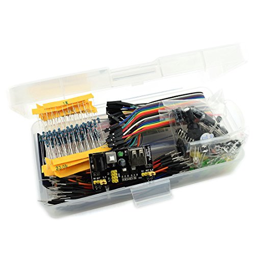 Electronic Component Assorted Kit for Arduino (458 Count)