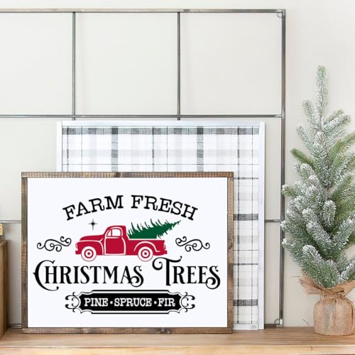 Christmas Stencils for Crafts Reusable A4 Christmas Stencils for Painting (10 Count)