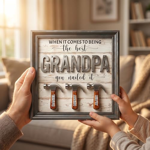 Personalized Fathers Day Dad Gifts from Daughters Sons
