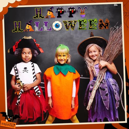 176 Pcs Halloween Bulletin Board Decorations Letters Numbers