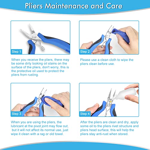 Jewelry Pliers Set Jeweler Making Tools Kit (17 Count)