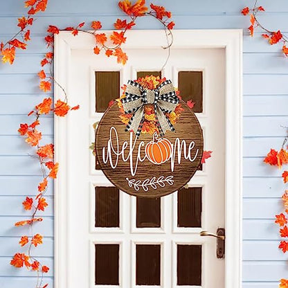 Fall Stencils for Painting on Wood 12" Thanksgiving Round Stencils (9 Count)