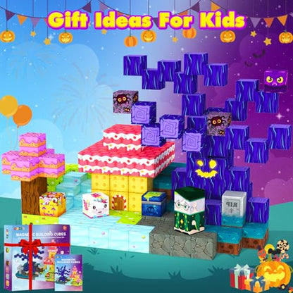 Magnetic Blocks Building Cubes (100 Count)