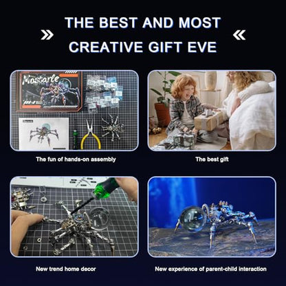Mostarle Crystal Lamp Jumping Spider 3D Metal Puzzle