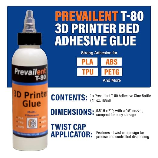 3D Printer Bed Adhesive Prevailent T (4 Fl Oz)