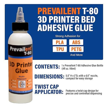 3D Printer Bed Adhesive Prevailent T (4 Fl Oz)