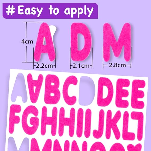 Felt Alphabet Stickers