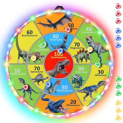 30 Inch LED Dart Board Kids Game (12 Count)