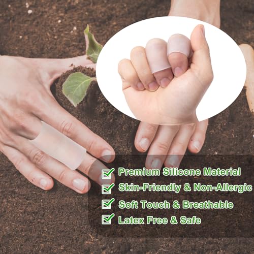 6pcs Silicone Finger Sleeves (6 Count)