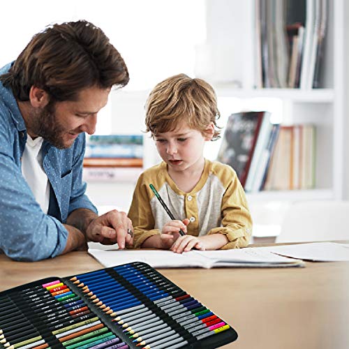 72PCS Drawing Pencils Set Sketching Kit