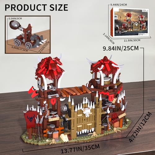 Bonfire Gate Building Set for Teens (1279 Count)