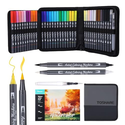 Watercolor Pens Set (36 Count)