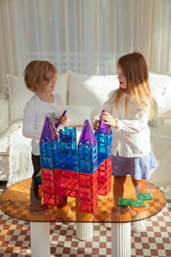 162PCS Premium Magnetic Tiles Set
