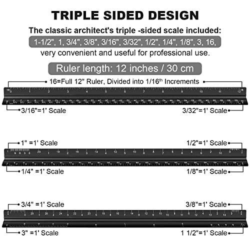 Architectural Scale Ruler Set