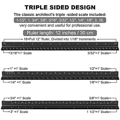 Architectural Scale Ruler Set