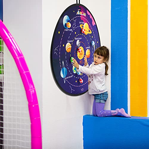 29" Large Dart Board for Kids (12 Count)