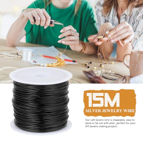 49FT 18 Gauge Jewelry Wire for Jewelry Making Copper Metal Wire for Crafts