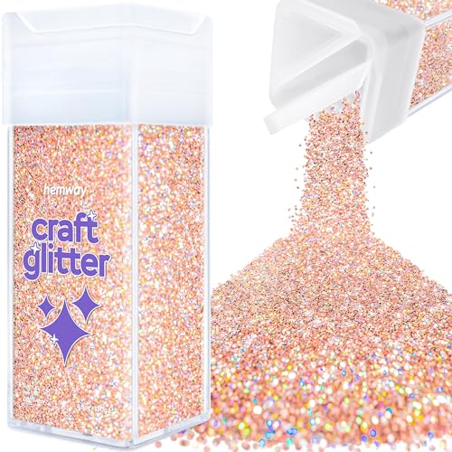 Craft Glitter Shaker Rose Gold Holographic 130g Fine (3.8 Ounce)