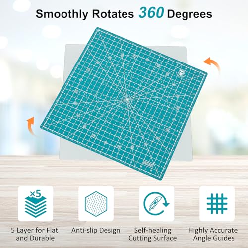12"x12" Rotating Cutting Mat