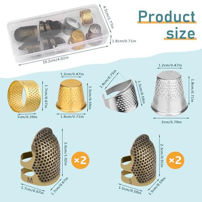 Thimbles for Hand Sewing (8 Count)