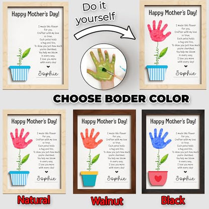 Mothers Day Handprint Gifts for Mom from Daughter Son