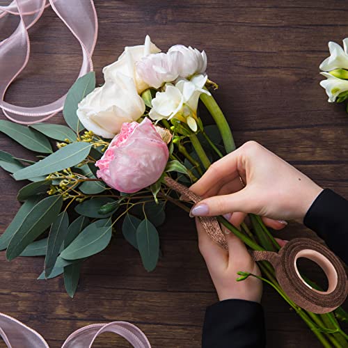 12 Rolls 1 2 Inch 30 Yard Floral Tapes for Bouquet Stem Wrapping (12 Count)