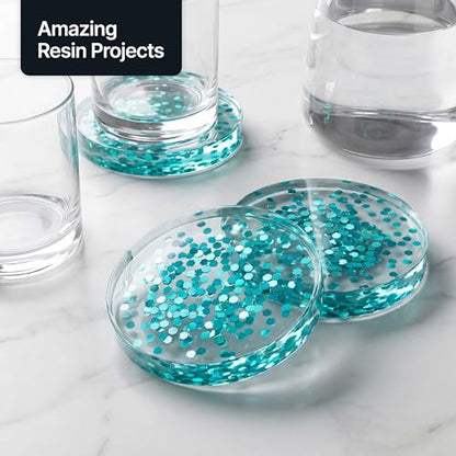 Craft Glitter Fluorescent Neon Blue 100g Super Chunky Glitter (3.5274 Ounce)