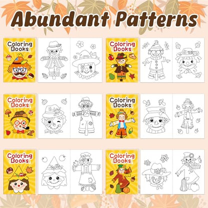 Fall Scarecrow Coloring Books (24 Count)