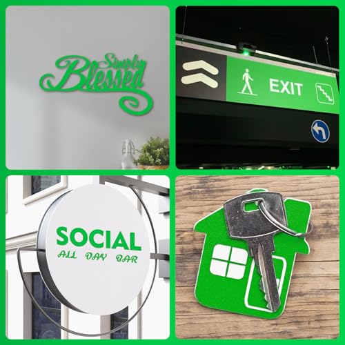 Laser Engraving Blank Green ABS Double Color Plastic Sheet