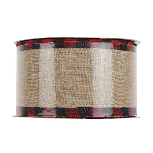 Burlap Ribbon 2.5 Inch x 10 Yards (30 Foot)