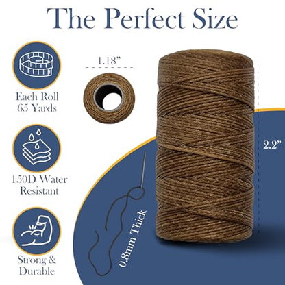 Waxed Thread 3X Wax Thread (195 Foot)