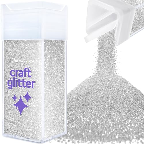 Craft Glitter Shaker Silver 130g Microfine (3.8 Ounce)