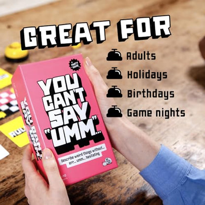 You Can't Say UMM Party Game for Kids and Adults