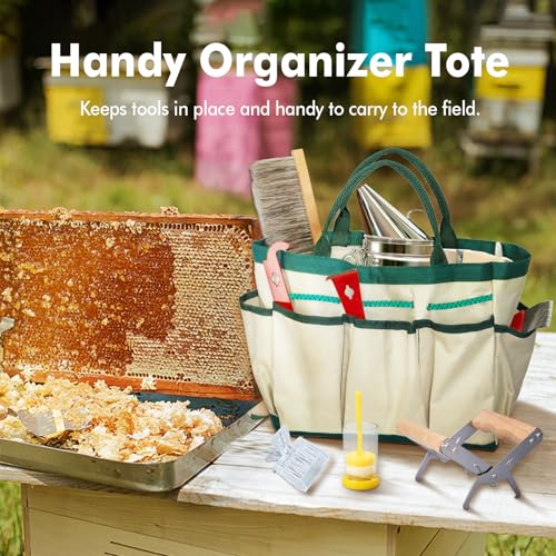 Beekeeping Supplies 22PCS Beekeeping Tools Kit with Organizer Handbag