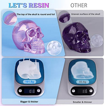 Silicone 3D Large Skull Shape Molds