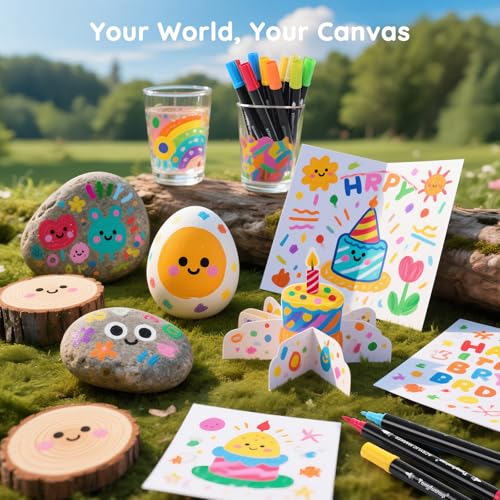84 Colors Acrylic Paint Markers (84 Count)