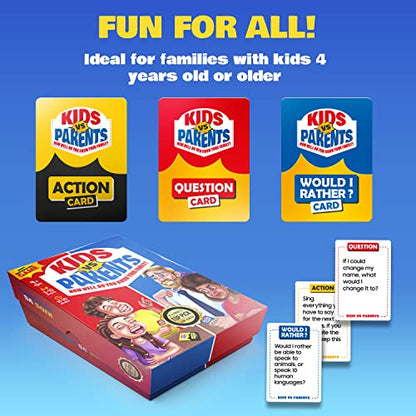 Kids VS Parents Family Card Game