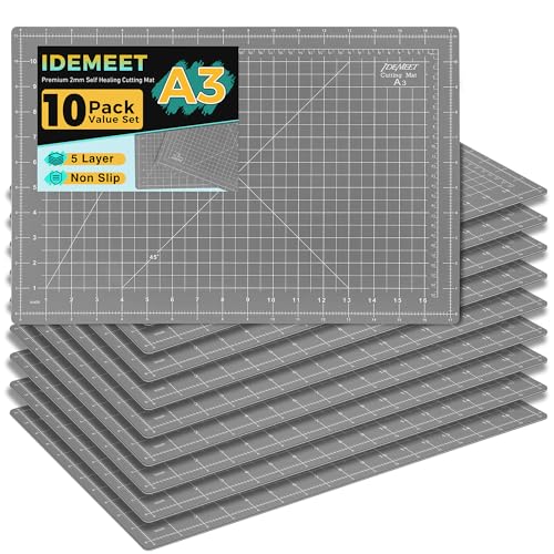 Premium 10pcs Self Healing Cutting Mat 18''x12'' (10 Count)