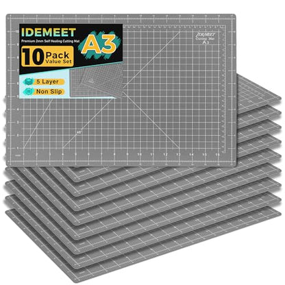 Premium 10pcs Self Healing Cutting Mat 18''x12'' (10 Count)