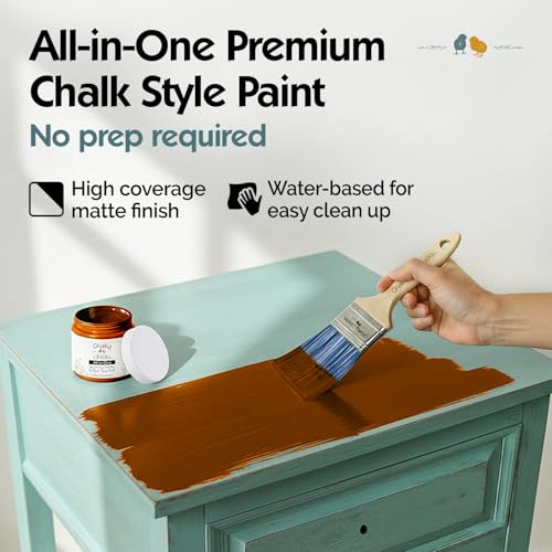 Acorn 4 Fl Oz Chalk Paint for Furniture No Sanding All in One