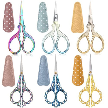 6 Pcs Small Embroidery Scissors (6 Count)