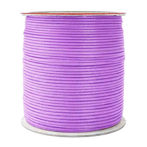 2mm Lilac Waxed Cord (327 Foot)