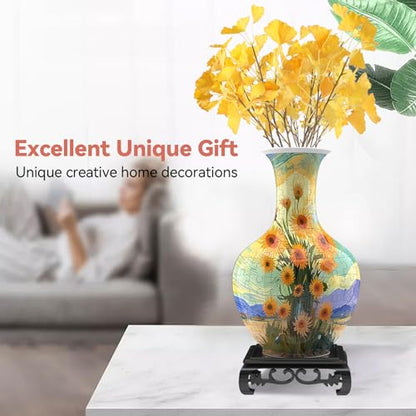 3D Puzzle Vase for Adults with 164 Plastic Pieces (164 Count)